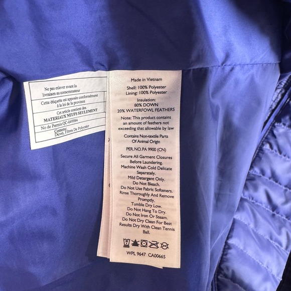 Eddie Bauer Womens XL Purple Down Puffer EB 650 Vest Lightweight Full Zip - Picture 4 of 7